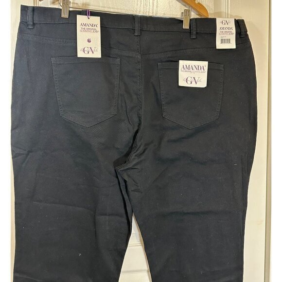 Plus Size Gloria Vanderbilt Amanda Classic Jeans, Women's, Size: 25 - Regular, B - Picture 5 of 13